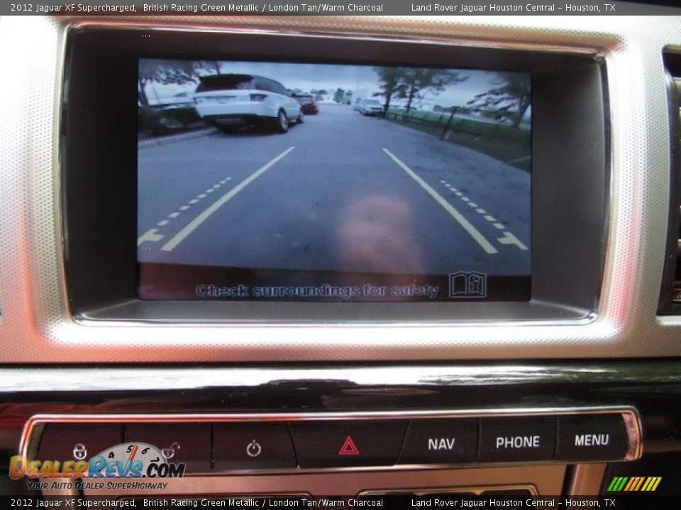 2012 Jaguar XF Supercharged British Racing Green Metallic / London Tan/Warm Charcoal Photo #33