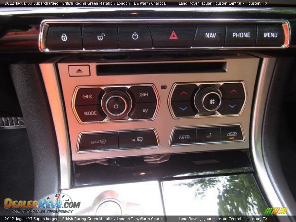 2012 Jaguar XF Supercharged British Racing Green Metallic / London Tan/Warm Charcoal Photo #34