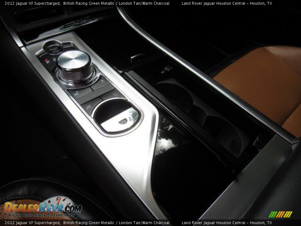 2012 Jaguar XF Supercharged British Racing Green Metallic / London Tan/Warm Charcoal Photo #35