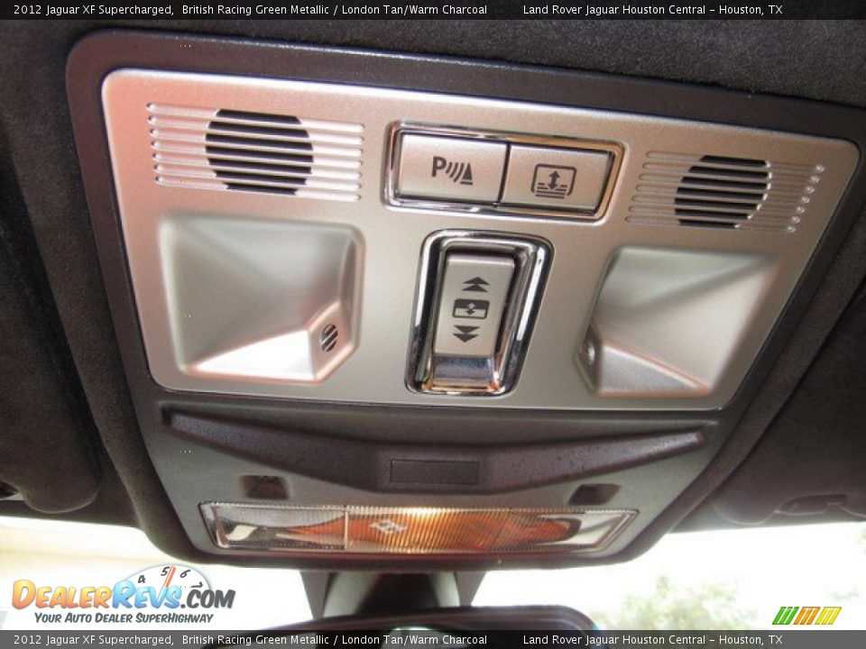 2012 Jaguar XF Supercharged British Racing Green Metallic / London Tan/Warm Charcoal Photo #36