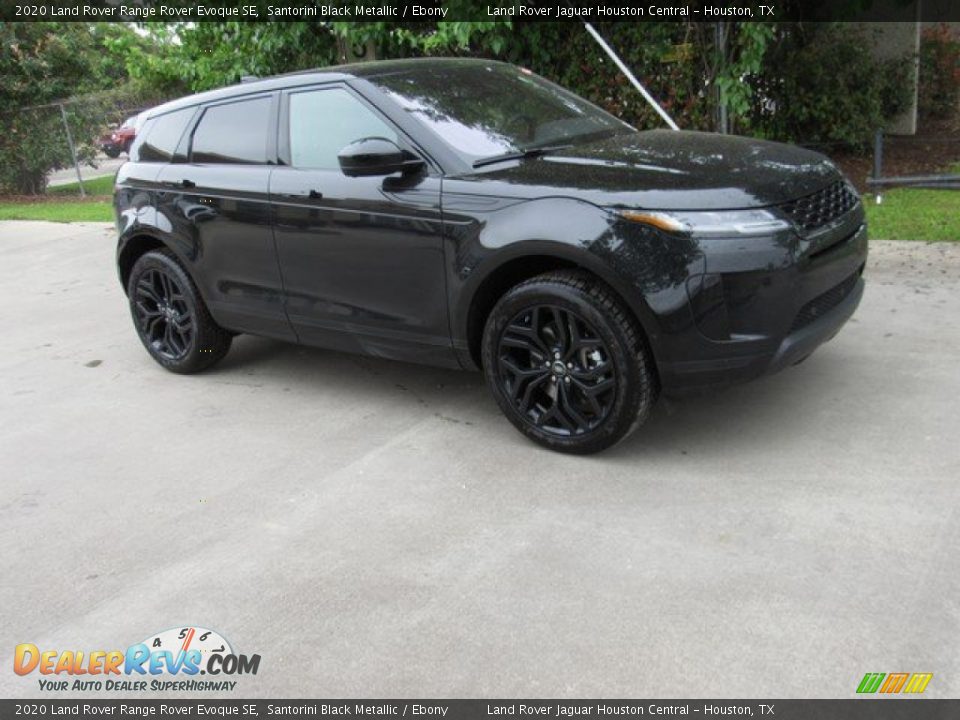 2020 Land Rover Range Rover Evoque SE Santorini Black Metallic / Ebony Photo #1