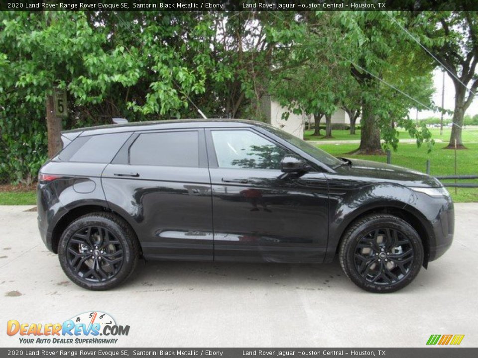 2020 Land Rover Range Rover Evoque SE Santorini Black Metallic / Ebony Photo #6