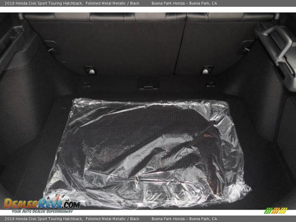 2019 Honda Civic Sport Touring Hatchback Polished Metal Metallic / Black Photo #28