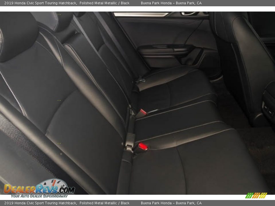 2019 Honda Civic Sport Touring Hatchback Polished Metal Metallic / Black Photo #29