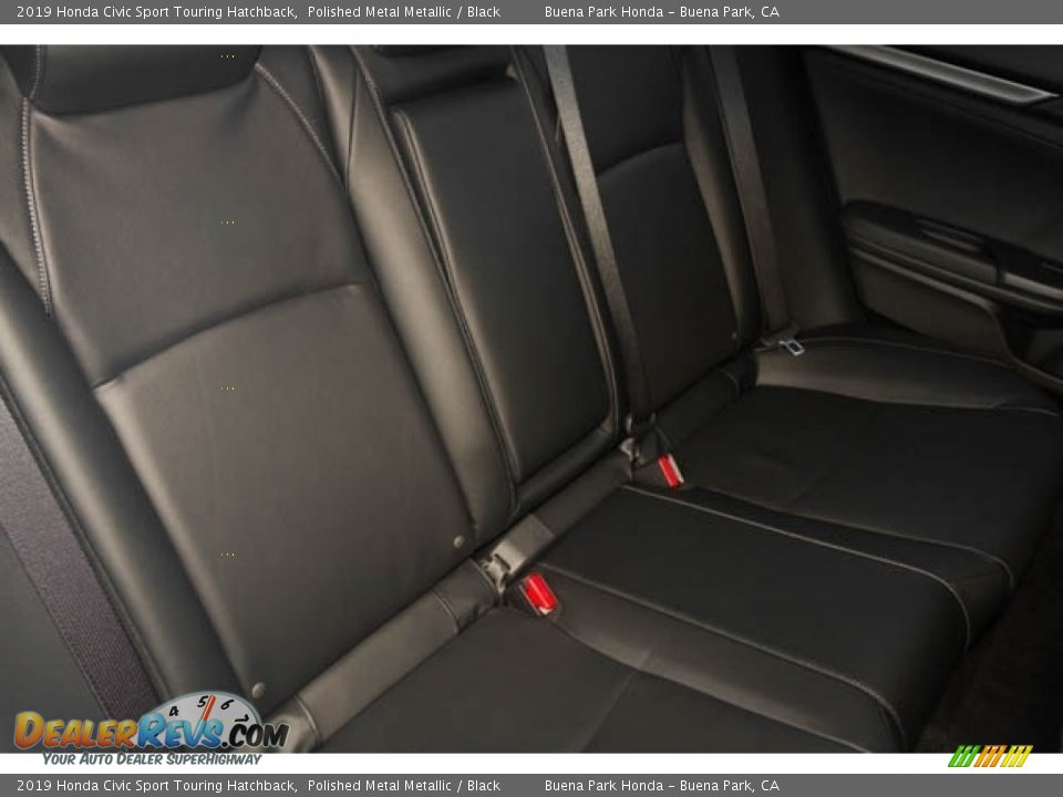 2019 Honda Civic Sport Touring Hatchback Polished Metal Metallic / Black Photo #30