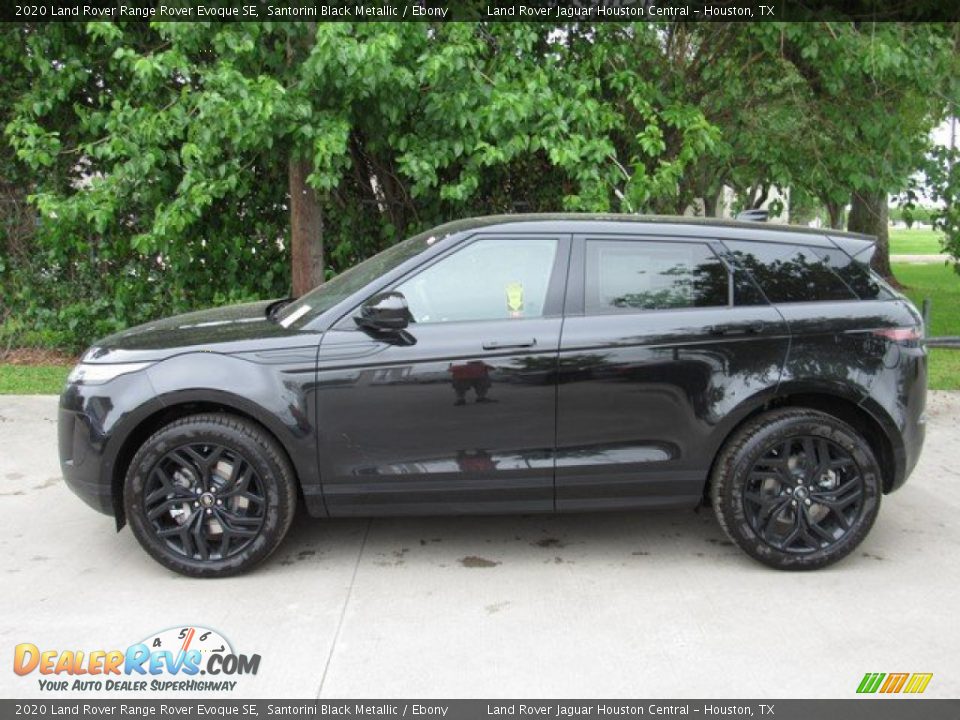 2020 Land Rover Range Rover Evoque SE Santorini Black Metallic / Ebony Photo #11