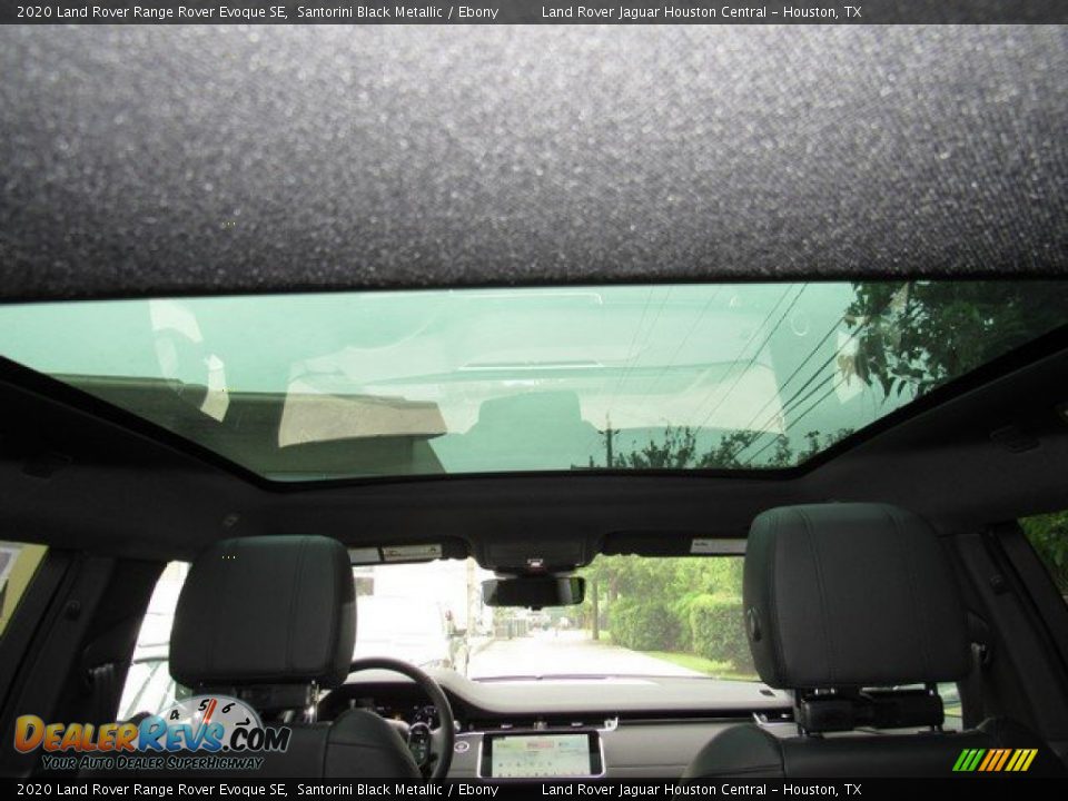 2020 Land Rover Range Rover Evoque SE Santorini Black Metallic / Ebony Photo #18