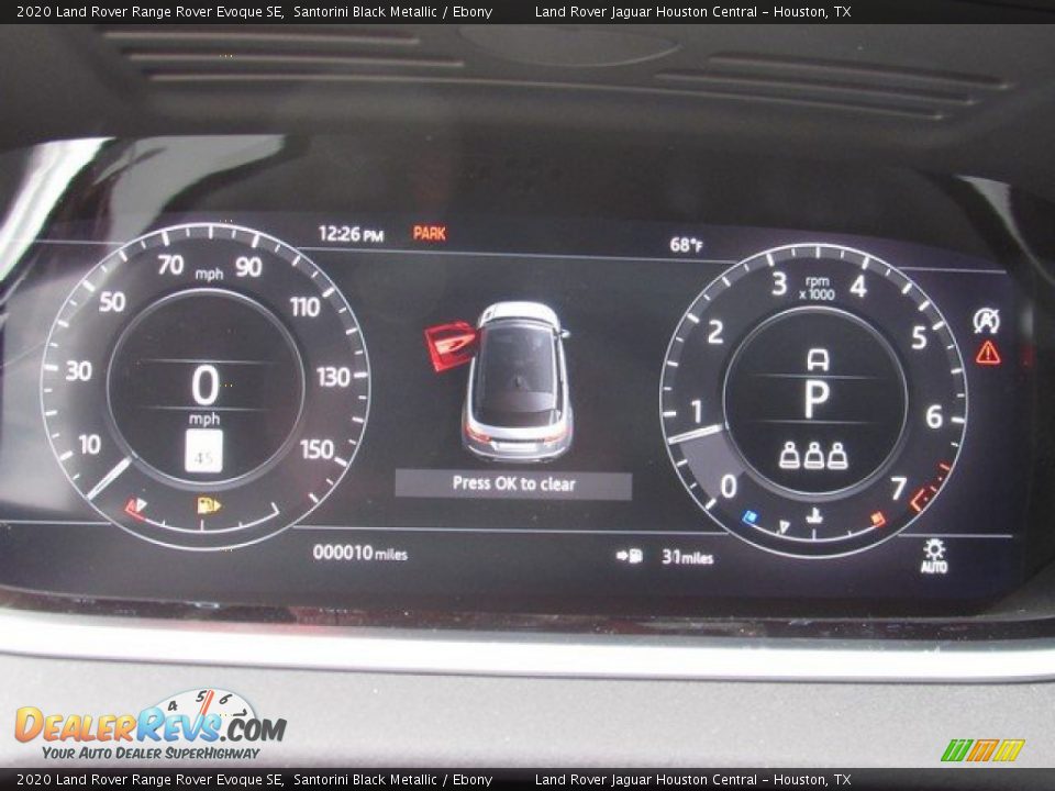 2020 Land Rover Range Rover Evoque SE Santorini Black Metallic / Ebony Photo #29