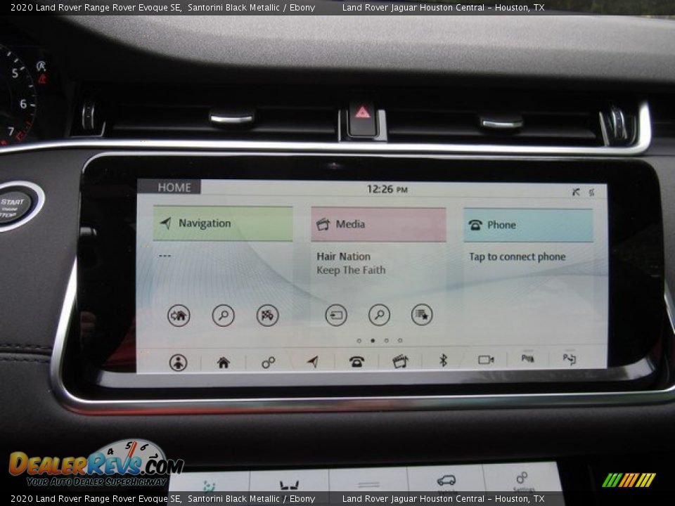 2020 Land Rover Range Rover Evoque SE Santorini Black Metallic / Ebony Photo #30