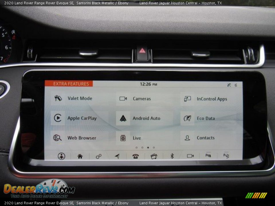 2020 Land Rover Range Rover Evoque SE Santorini Black Metallic / Ebony Photo #31