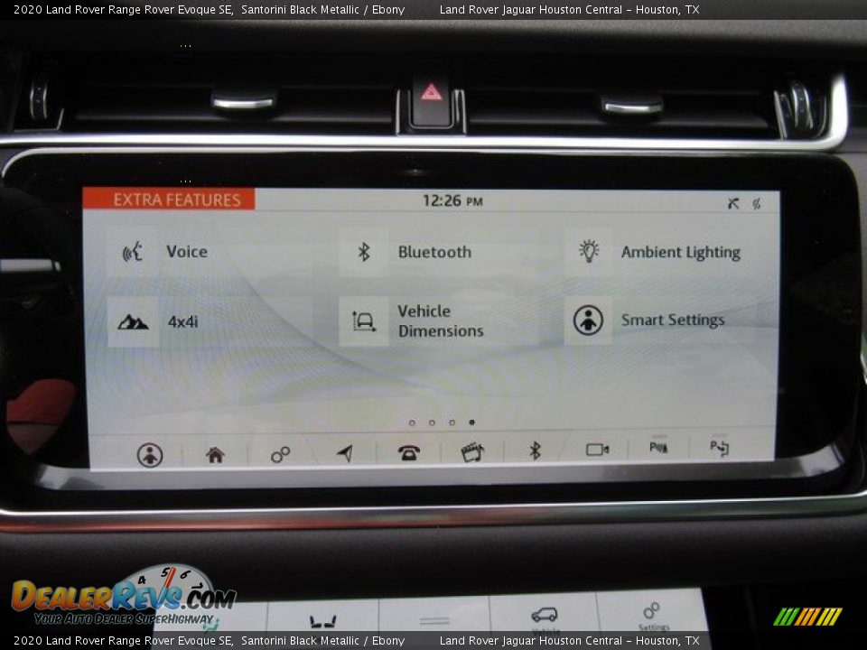 2020 Land Rover Range Rover Evoque SE Santorini Black Metallic / Ebony Photo #32