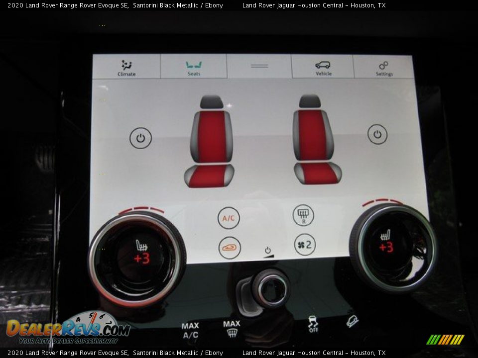 2020 Land Rover Range Rover Evoque SE Santorini Black Metallic / Ebony Photo #36