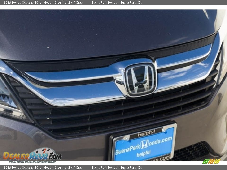 2019 Honda Odyssey EX-L Modern Steel Metallic / Gray Photo #4