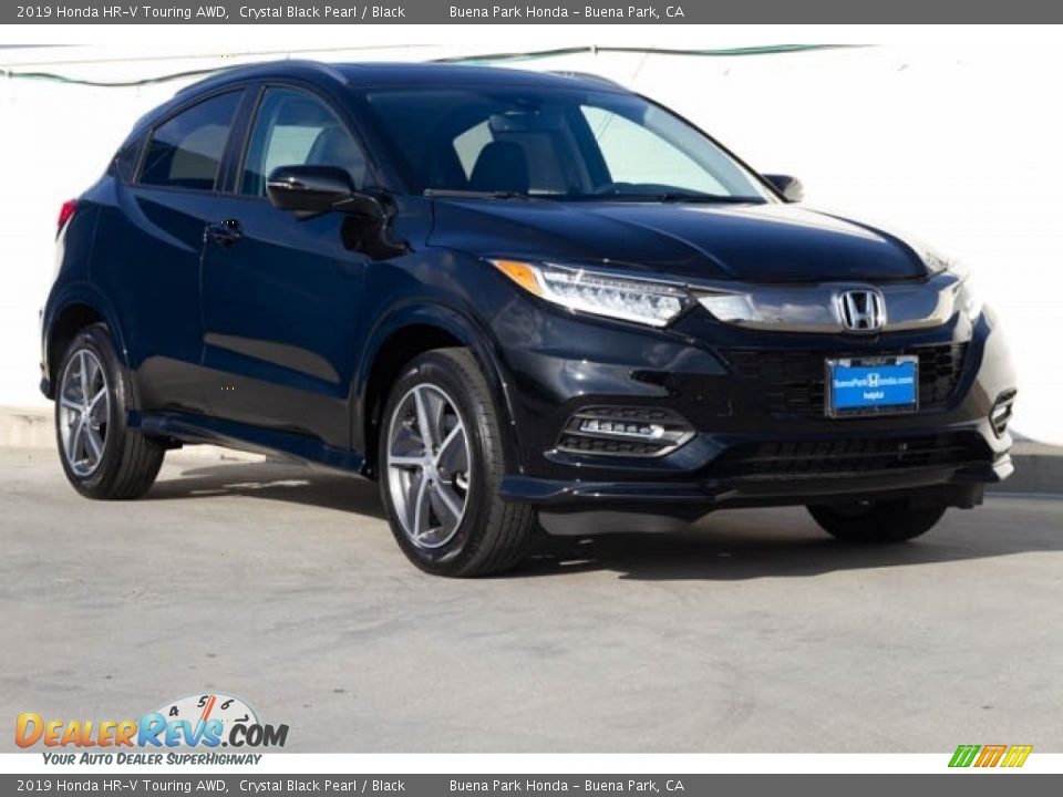 2019 Honda HR-V Touring AWD Crystal Black Pearl / Black Photo #1