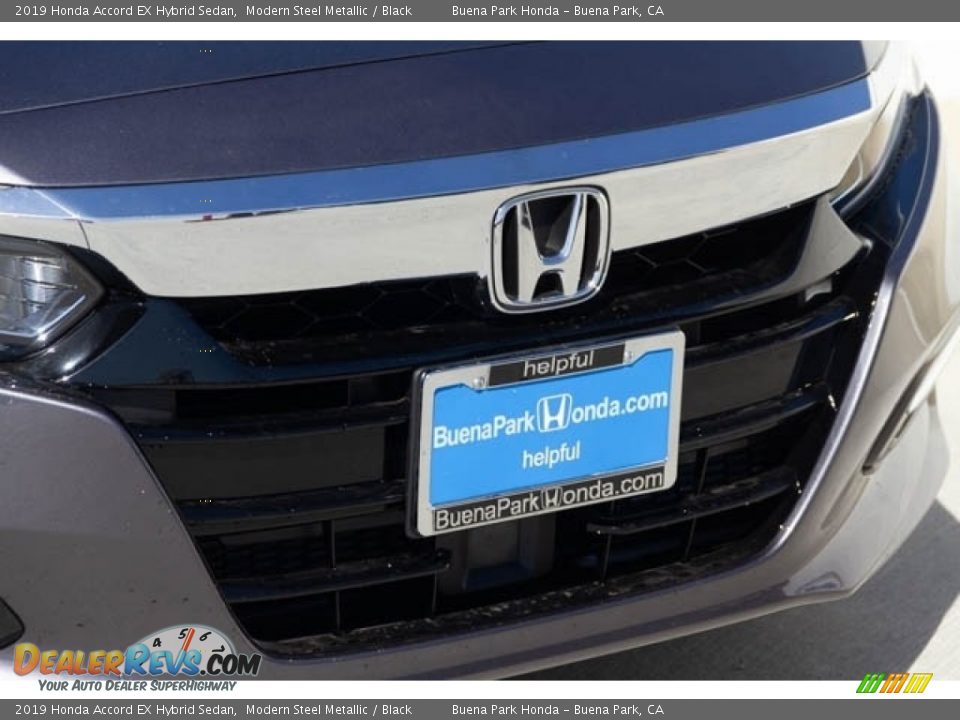 2019 Honda Accord EX Hybrid Sedan Modern Steel Metallic / Black Photo #4