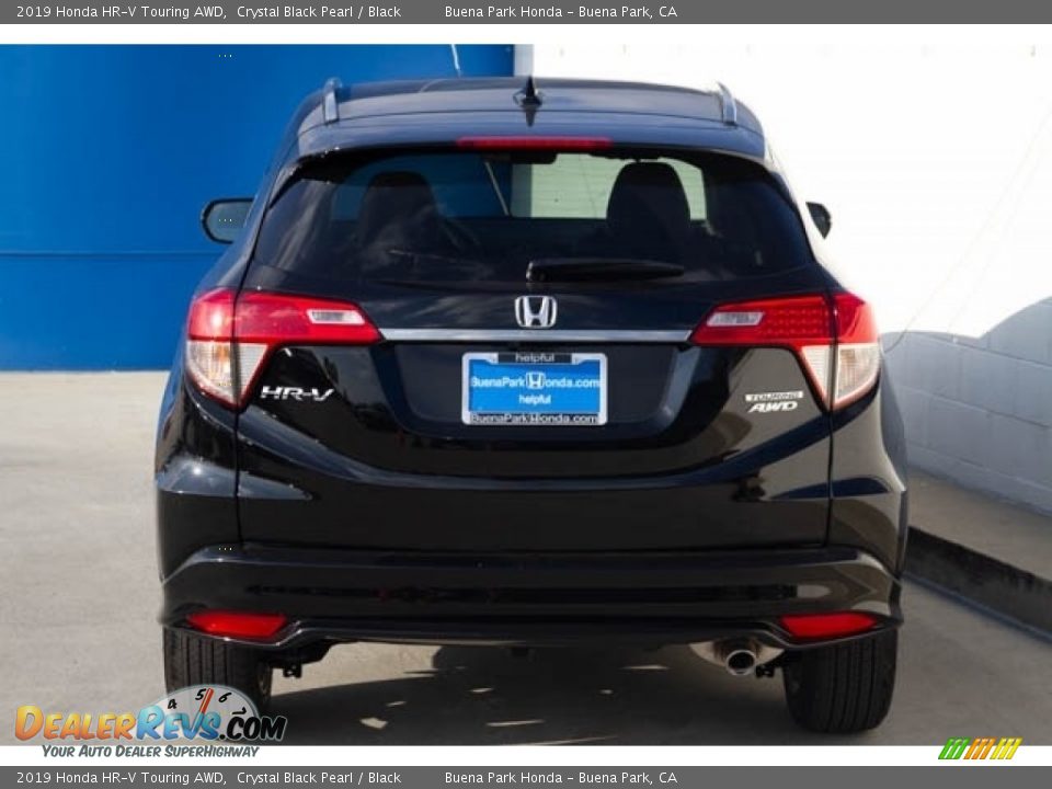 2019 Honda HR-V Touring AWD Crystal Black Pearl / Black Photo #6