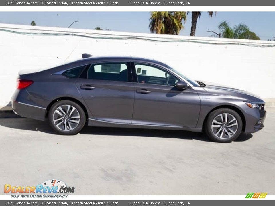 2019 Honda Accord EX Hybrid Sedan Modern Steel Metallic / Black Photo #5