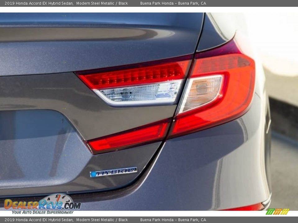 2019 Honda Accord EX Hybrid Sedan Modern Steel Metallic / Black Photo #8