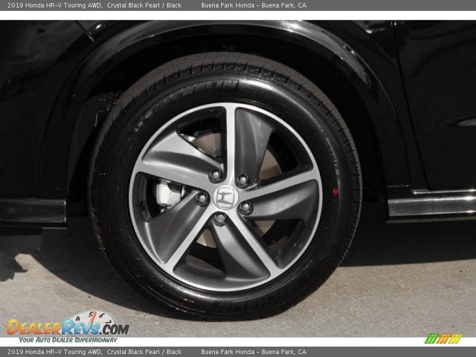 2019 Honda HR-V Touring AWD Crystal Black Pearl / Black Photo #11