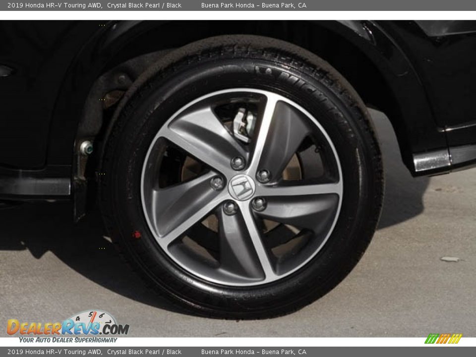 2019 Honda HR-V Touring AWD Crystal Black Pearl / Black Photo #12