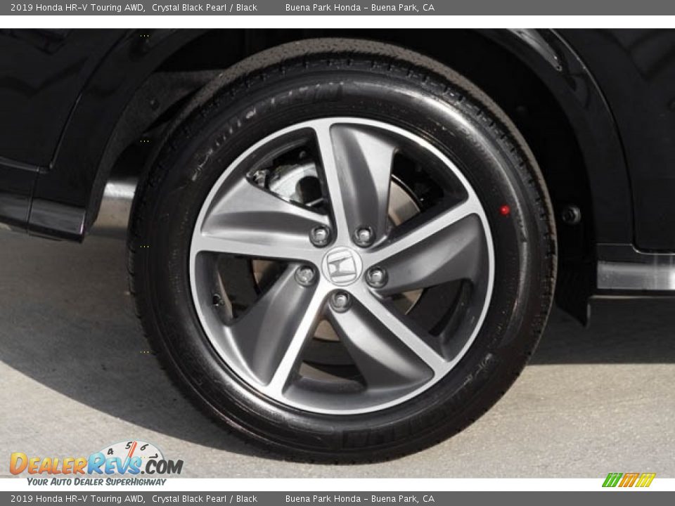 2019 Honda HR-V Touring AWD Crystal Black Pearl / Black Photo #13