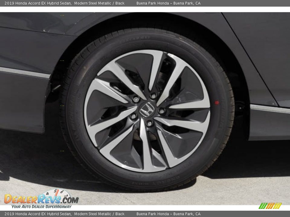 2019 Honda Accord EX Hybrid Sedan Modern Steel Metallic / Black Photo #11