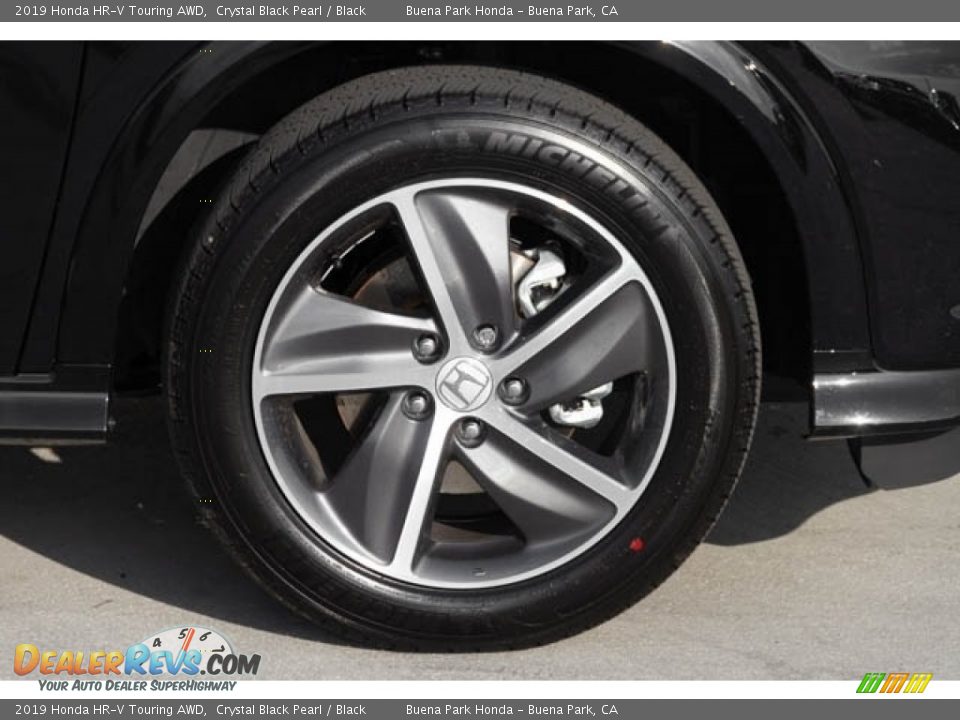 2019 Honda HR-V Touring AWD Crystal Black Pearl / Black Photo #14