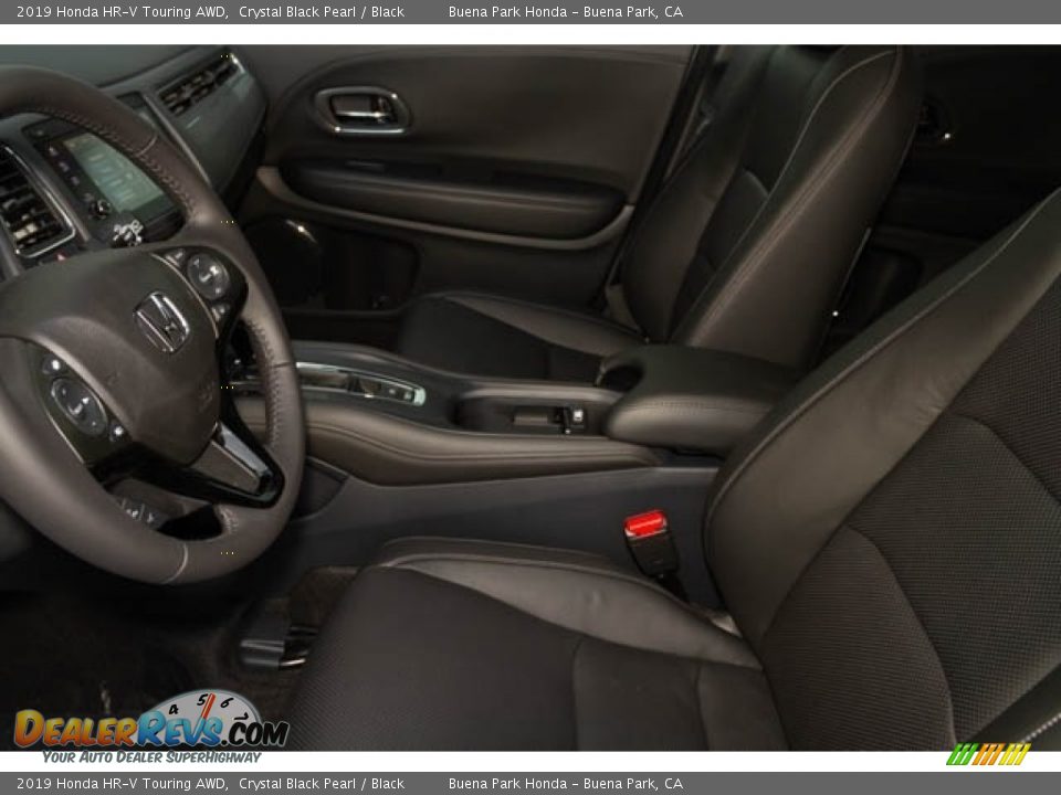 2019 Honda HR-V Touring AWD Crystal Black Pearl / Black Photo #16