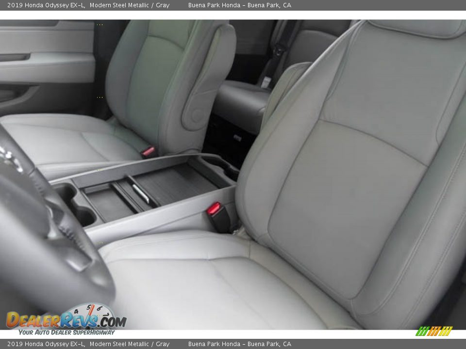 2019 Honda Odyssey EX-L Modern Steel Metallic / Gray Photo #22