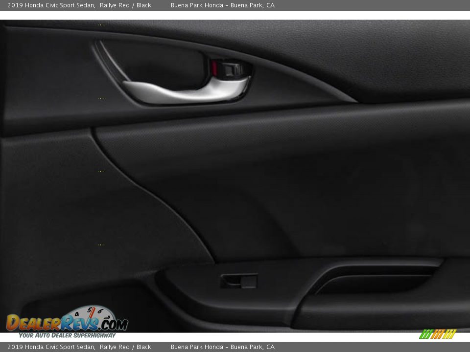 2019 Honda Civic Sport Sedan Rallye Red / Black Photo #36