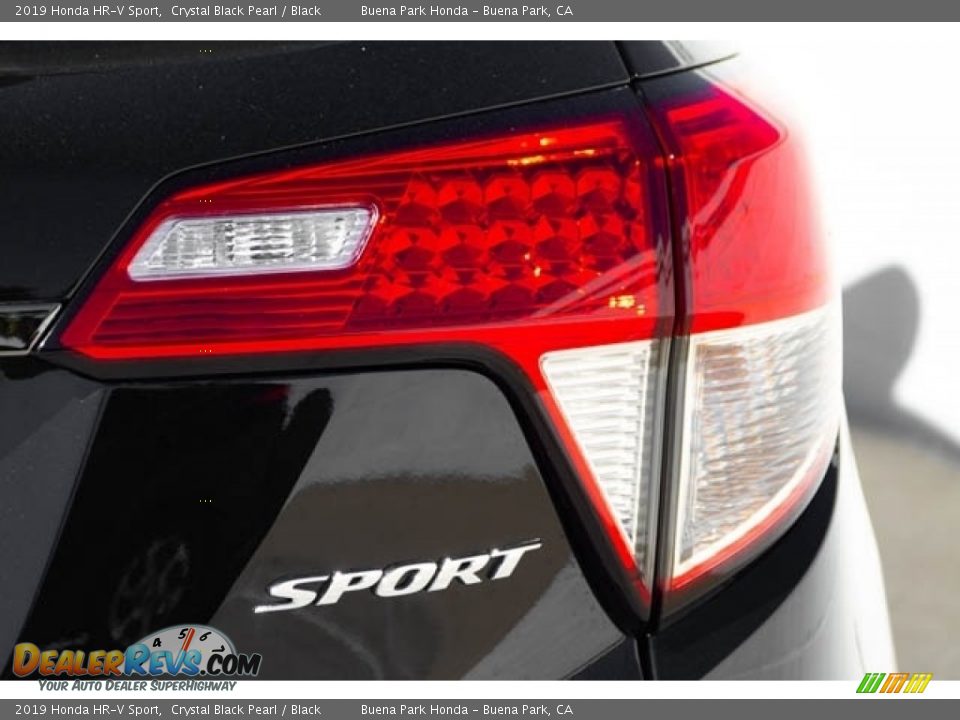 2019 Honda HR-V Sport Crystal Black Pearl / Black Photo #8