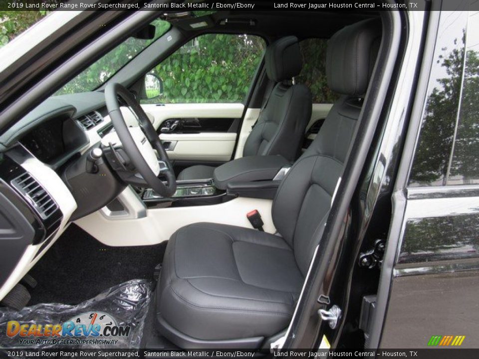 2019 Land Rover Range Rover Supercharged Santorini Black Metallic / Ebony/Ebony Photo #3