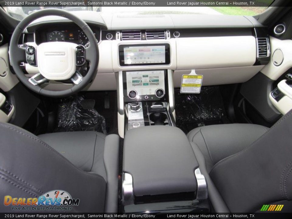 2019 Land Rover Range Rover Supercharged Santorini Black Metallic / Ebony/Ebony Photo #4
