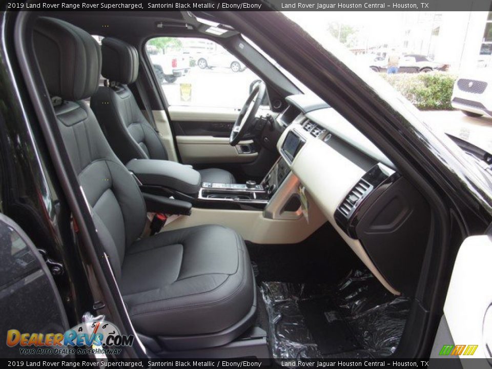2019 Land Rover Range Rover Supercharged Santorini Black Metallic / Ebony/Ebony Photo #5