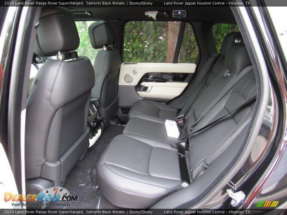 2019 Land Rover Range Rover Supercharged Santorini Black Metallic / Ebony/Ebony Photo #13