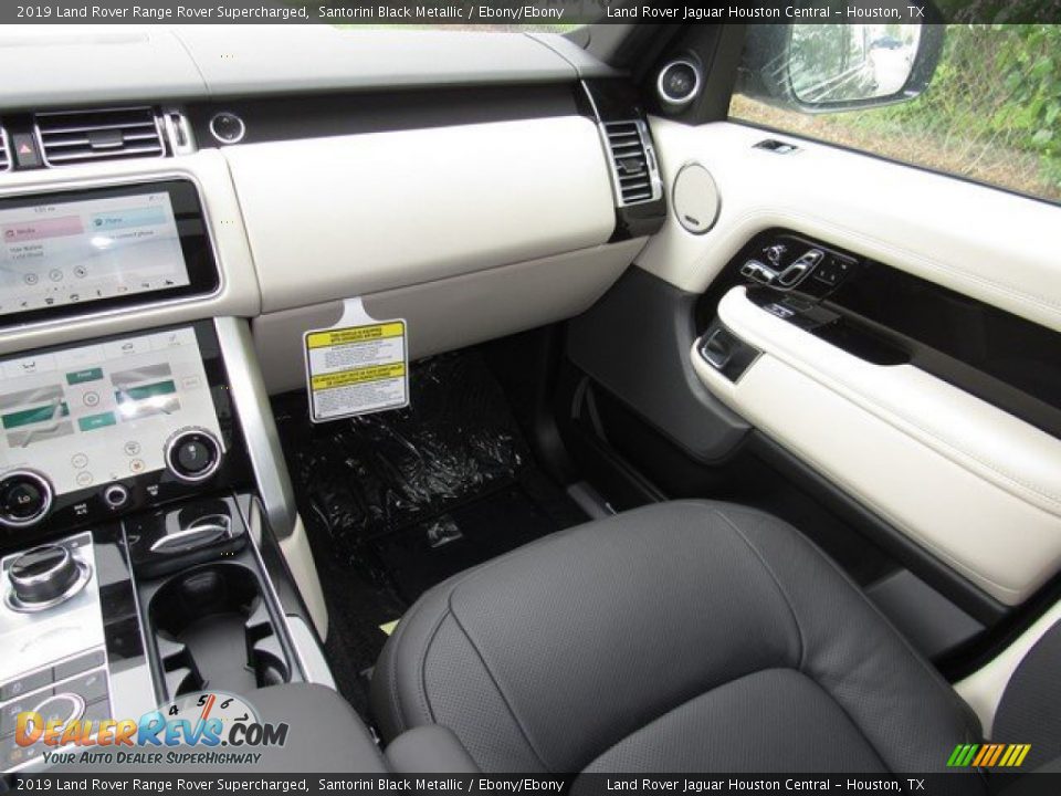 2019 Land Rover Range Rover Supercharged Santorini Black Metallic / Ebony/Ebony Photo #15