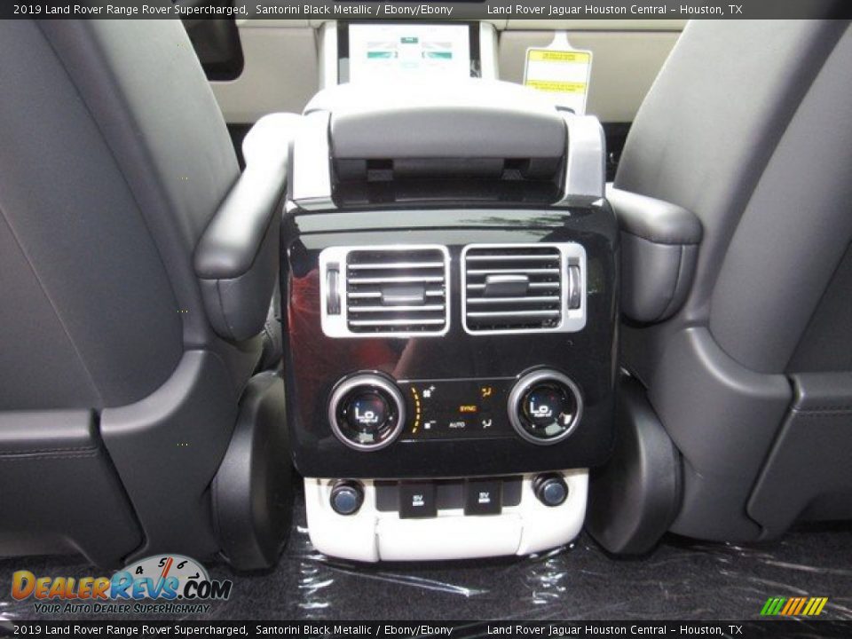 2019 Land Rover Range Rover Supercharged Santorini Black Metallic / Ebony/Ebony Photo #16