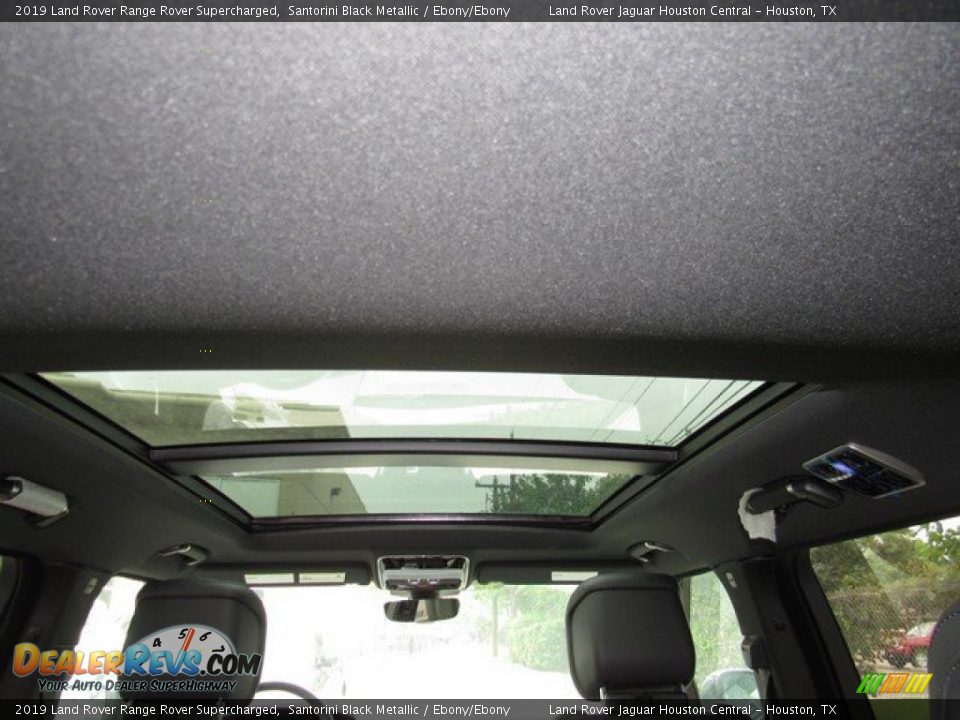 2019 Land Rover Range Rover Supercharged Santorini Black Metallic / Ebony/Ebony Photo #18