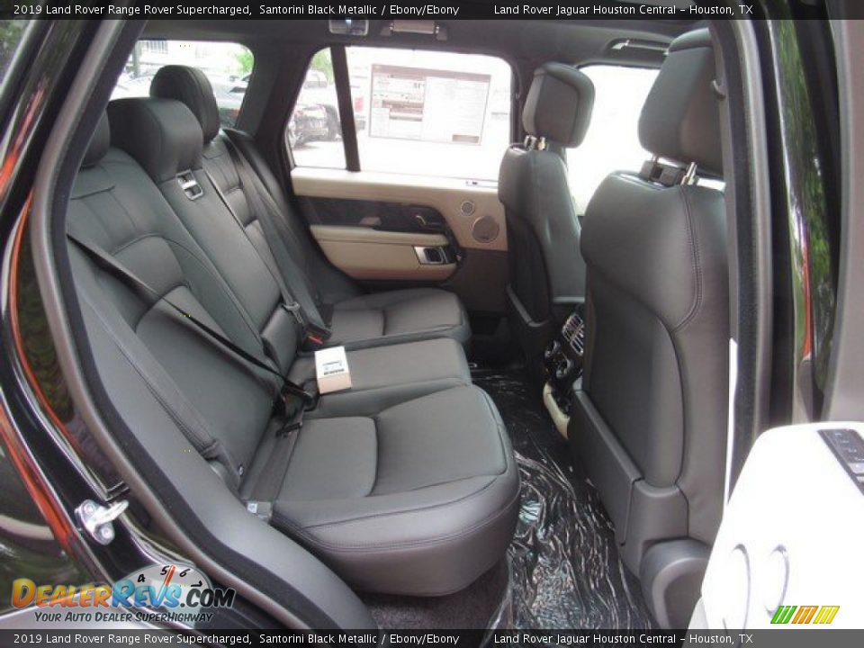 2019 Land Rover Range Rover Supercharged Santorini Black Metallic / Ebony/Ebony Photo #19