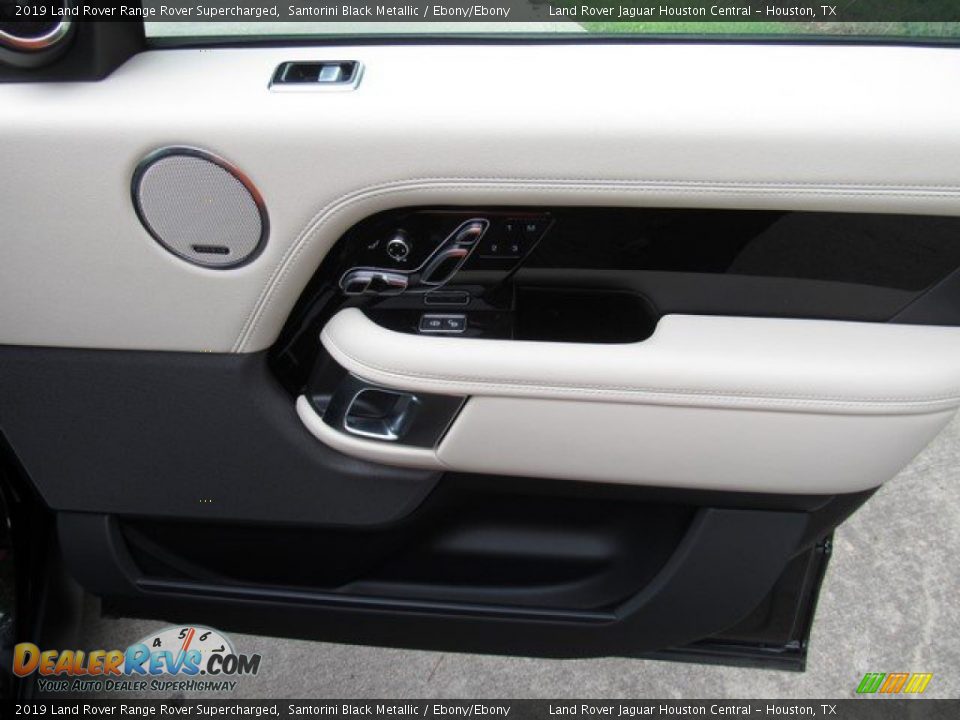2019 Land Rover Range Rover Supercharged Santorini Black Metallic / Ebony/Ebony Photo #20