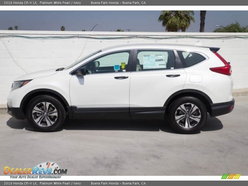 Platinum White Pearl 2019 Honda CR-V LX Photo #5