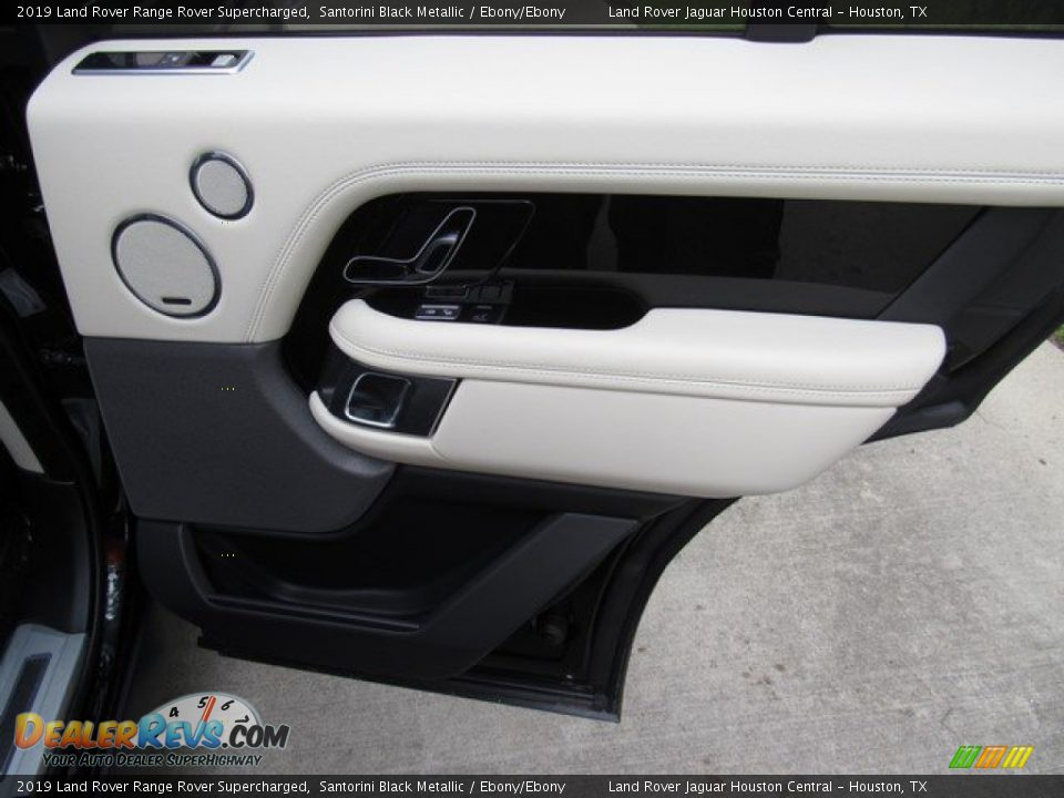 2019 Land Rover Range Rover Supercharged Santorini Black Metallic / Ebony/Ebony Photo #22