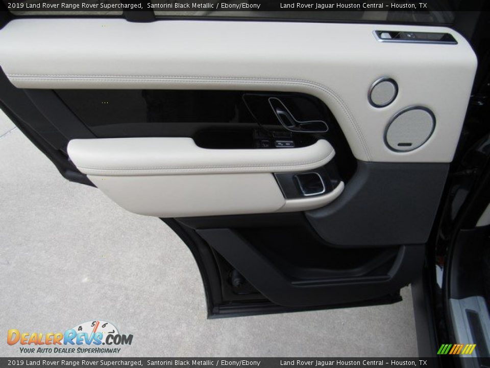 2019 Land Rover Range Rover Supercharged Santorini Black Metallic / Ebony/Ebony Photo #25