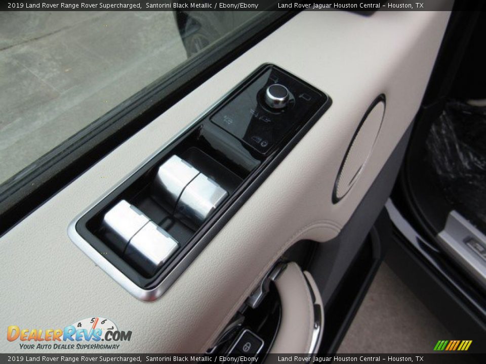 2019 Land Rover Range Rover Supercharged Santorini Black Metallic / Ebony/Ebony Photo #28