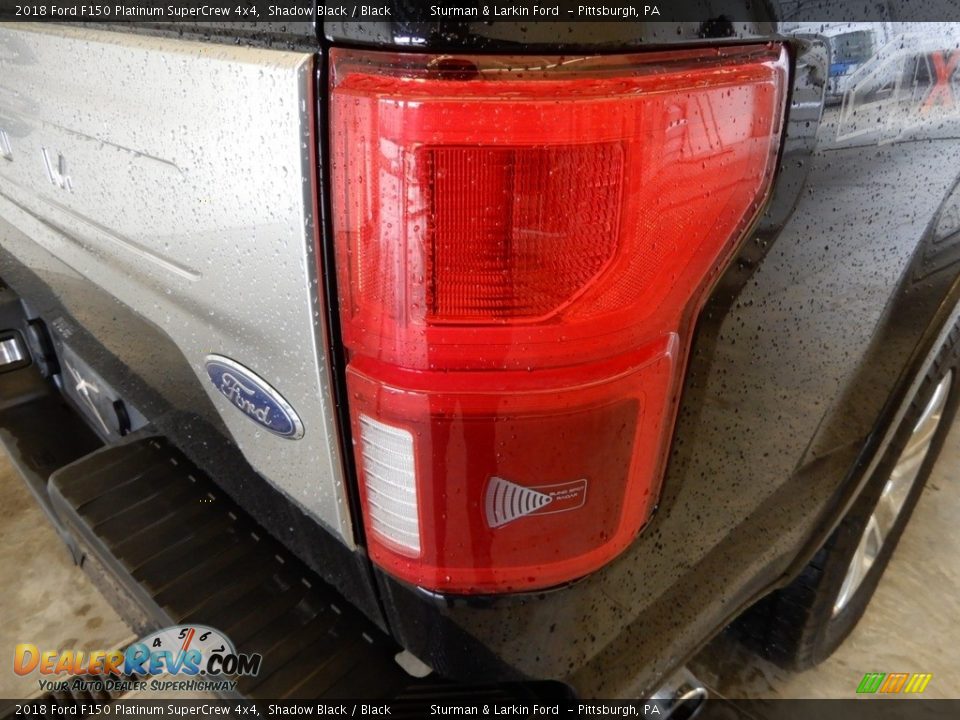 2018 Ford F150 Platinum SuperCrew 4x4 Shadow Black / Black Photo #5