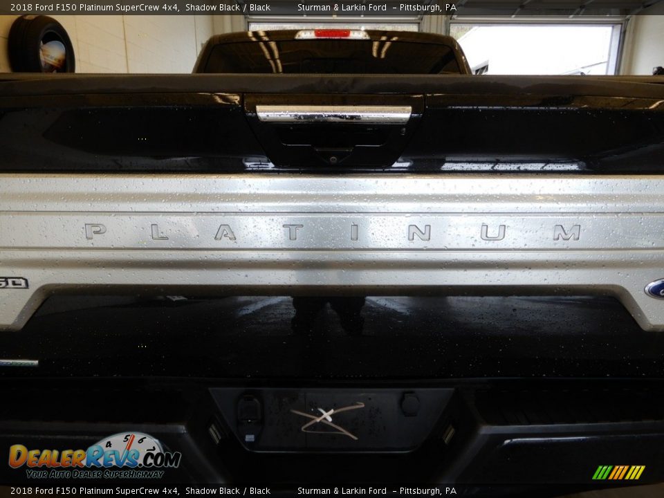 2018 Ford F150 Platinum SuperCrew 4x4 Shadow Black / Black Photo #7