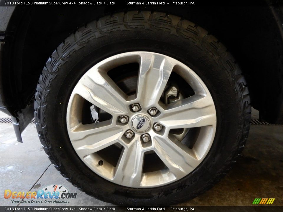 2018 Ford F150 Platinum SuperCrew 4x4 Shadow Black / Black Photo #13