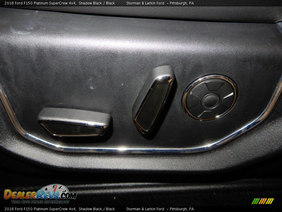 2018 Ford F150 Platinum SuperCrew 4x4 Shadow Black / Black Photo #20