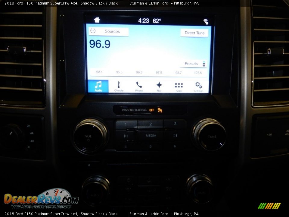 2018 Ford F150 Platinum SuperCrew 4x4 Shadow Black / Black Photo #24