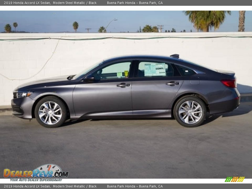 2019 Honda Accord LX Sedan Modern Steel Metallic / Black Photo #9